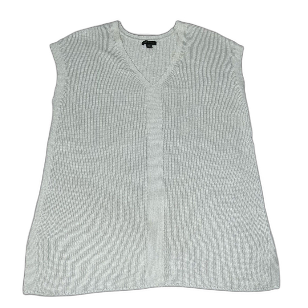 J. Jill Wearever Collection Marble Gray Knit Sleevelss Tunic Size Medium Petite
